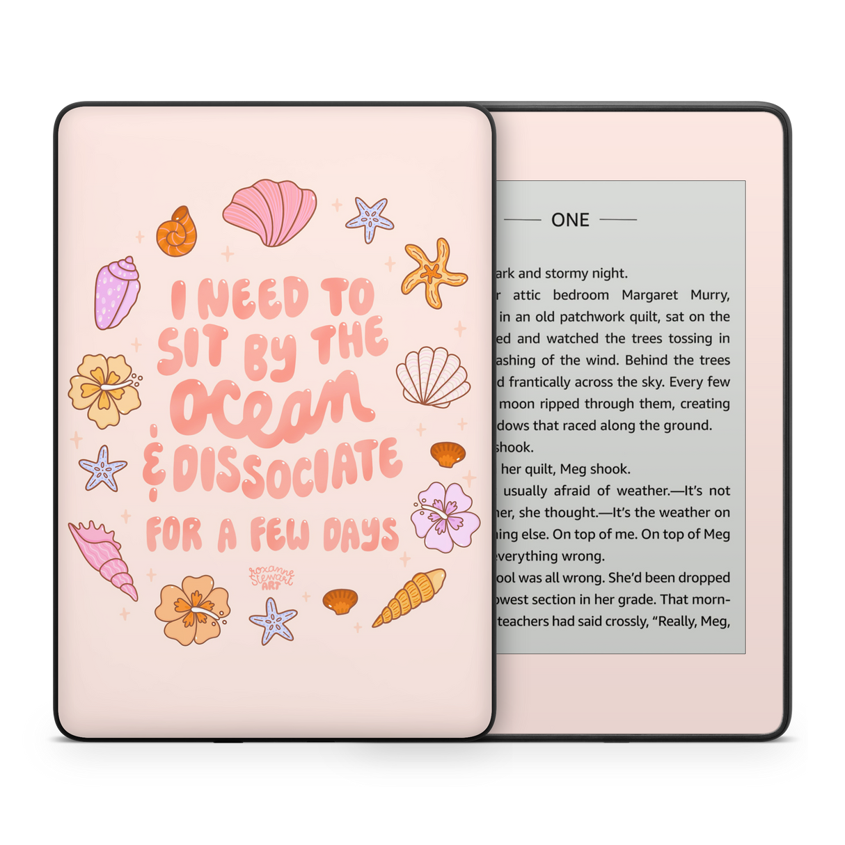 By The Ocean Kindle Skin