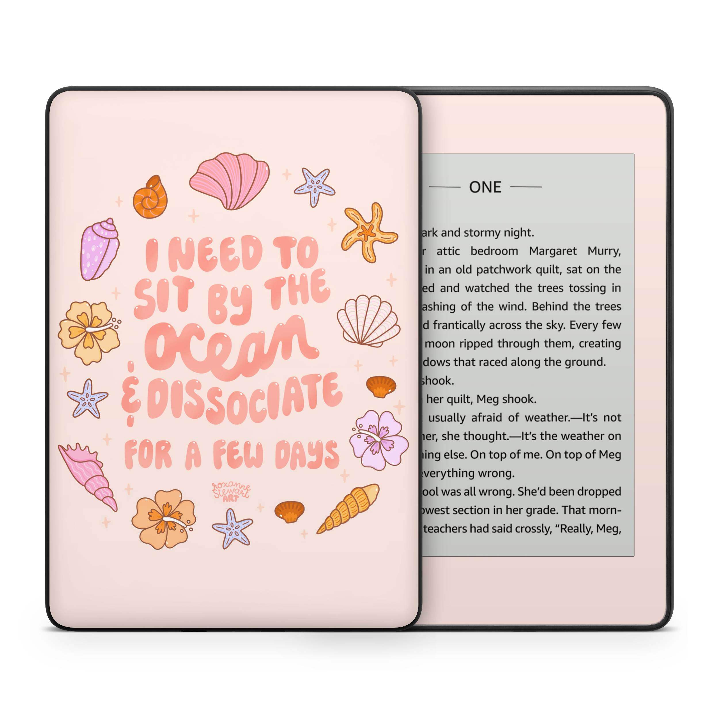 By The Ocean Kindle Skin