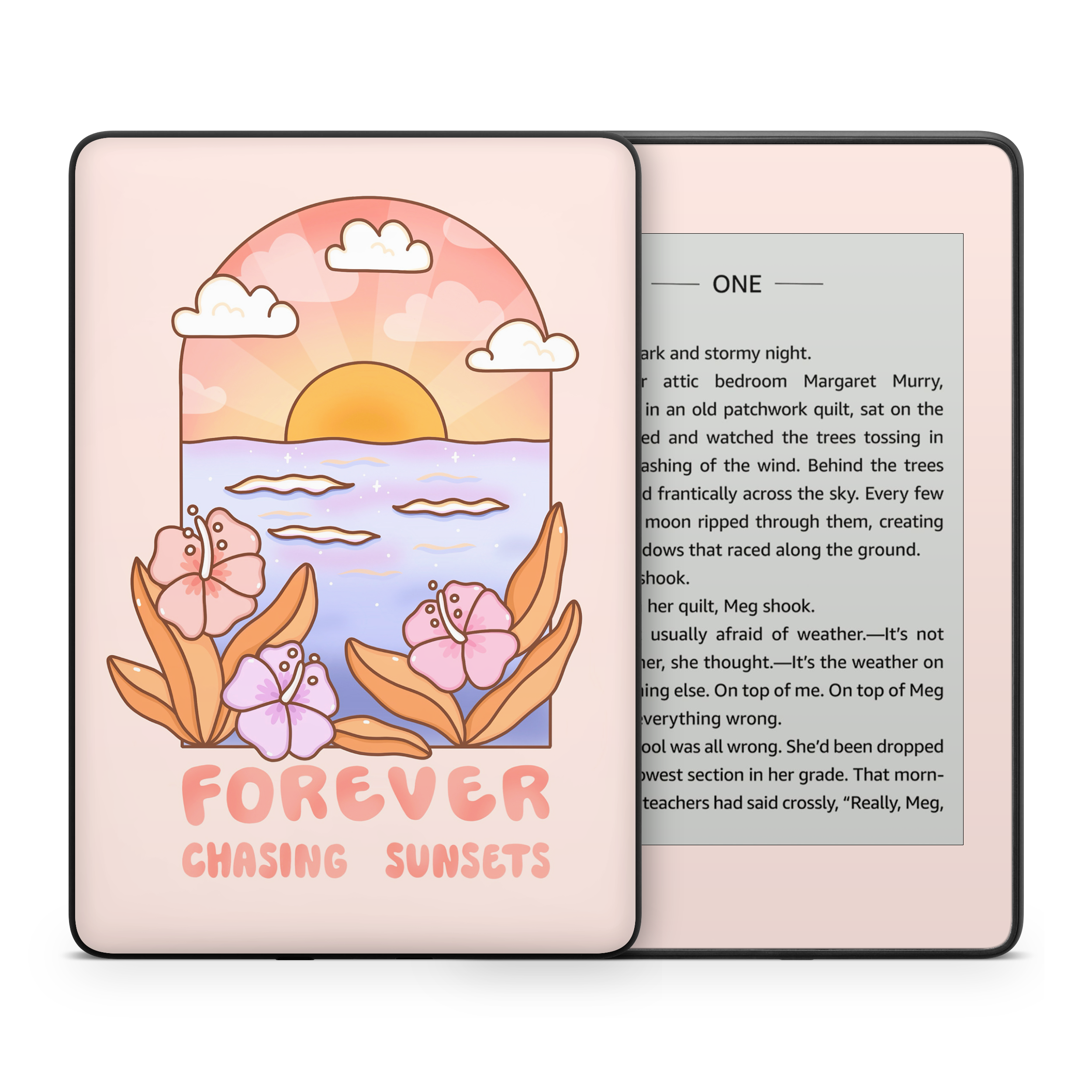 Chasing Sunsets Kindle Skin