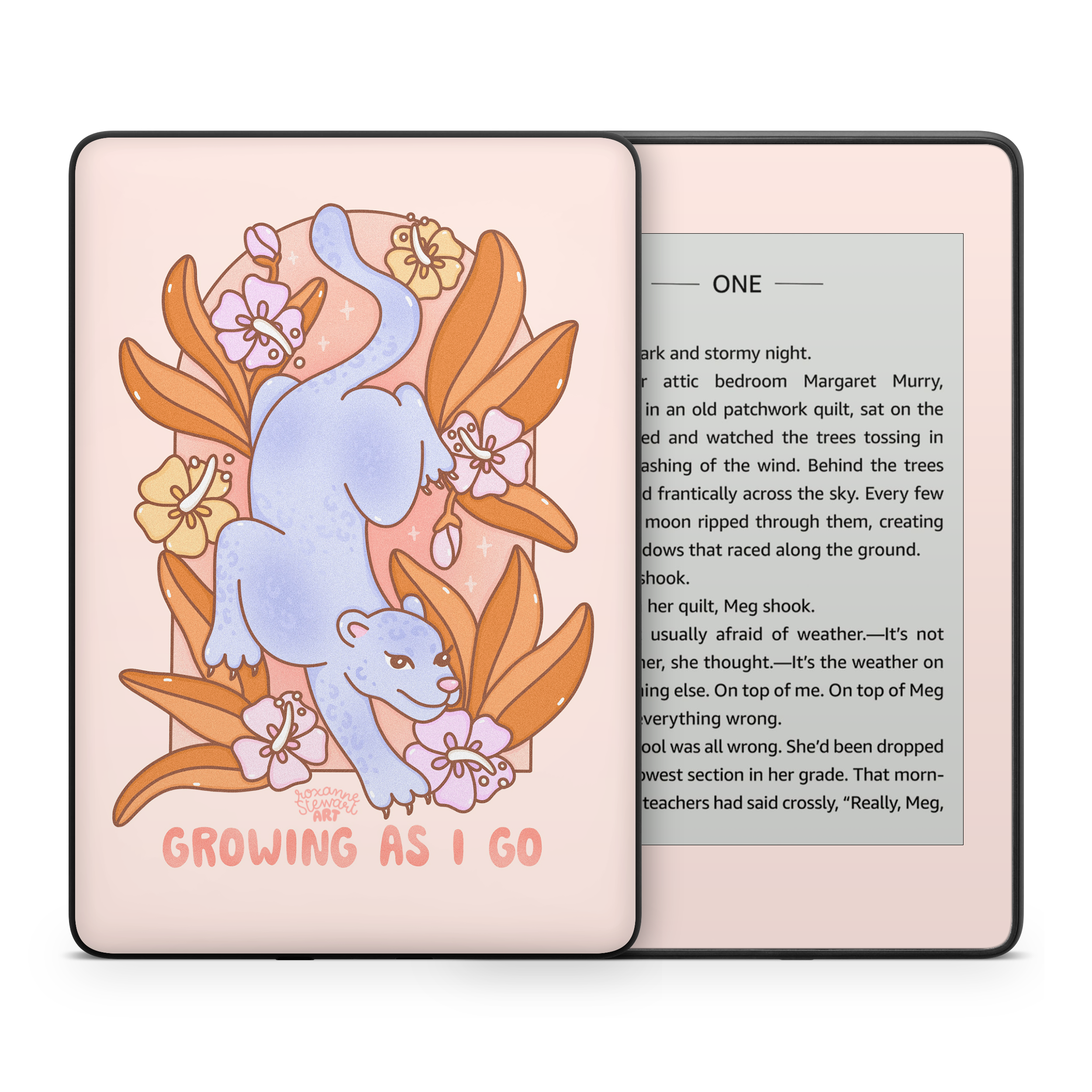 Growing As I Go Kindle Skin