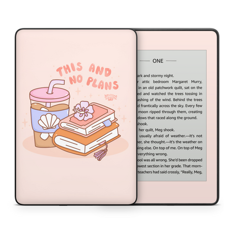 No Plans Kindle Skin