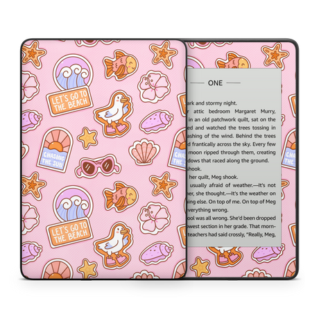 Patches Pink Kindle Skin