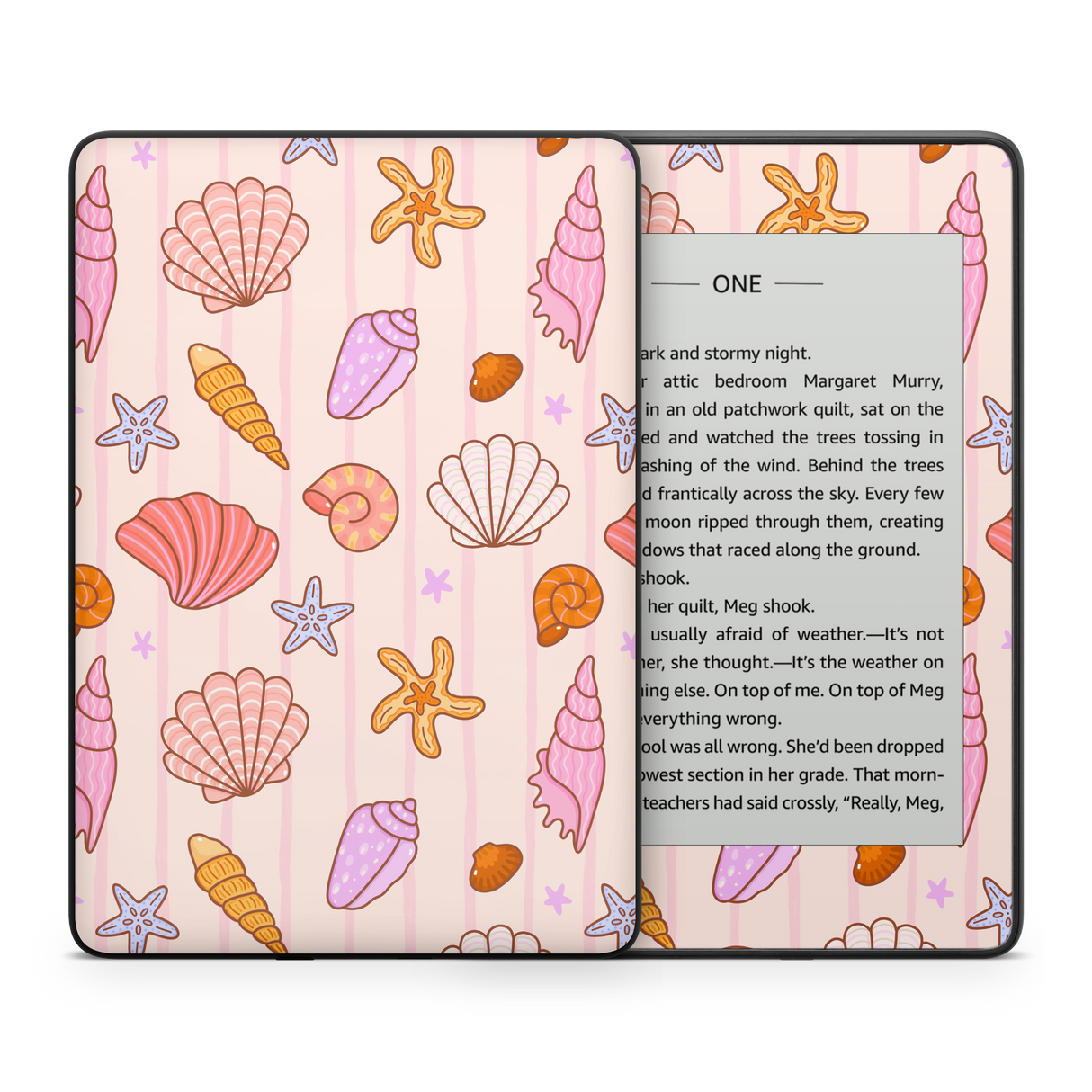 Seashells Kindle Skin