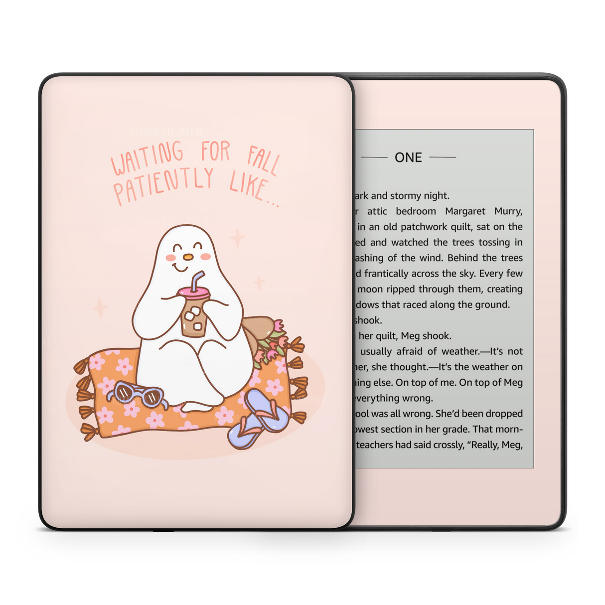 Waiting For Fall Kindle Skin