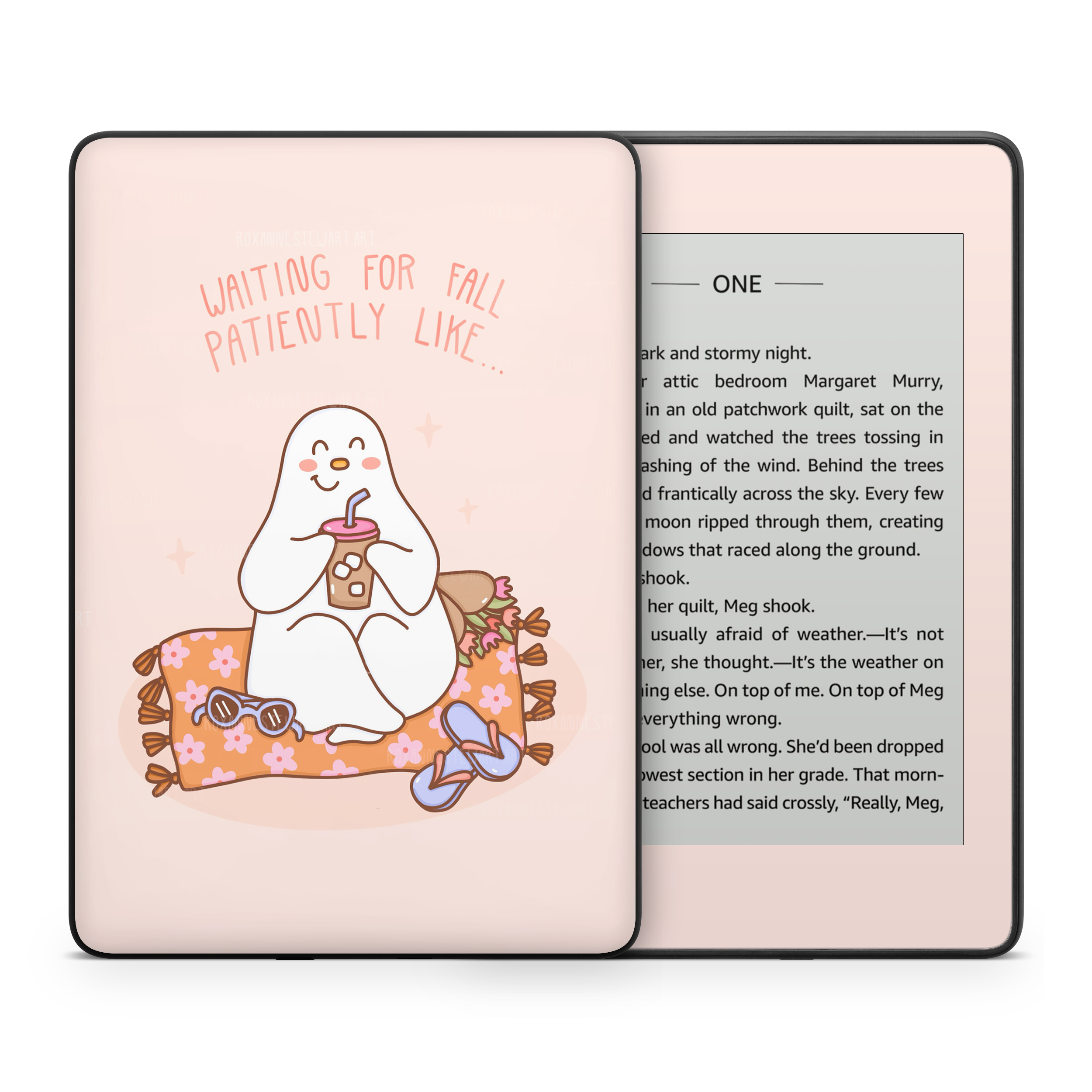 Waiting For Fall Kindle Skin