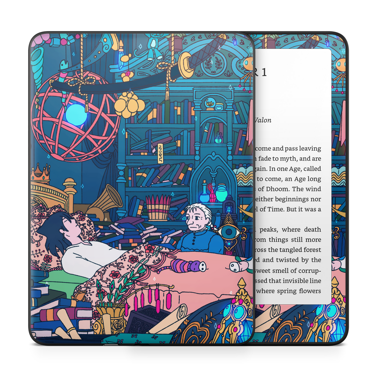 Howl's Room Kindle Skin