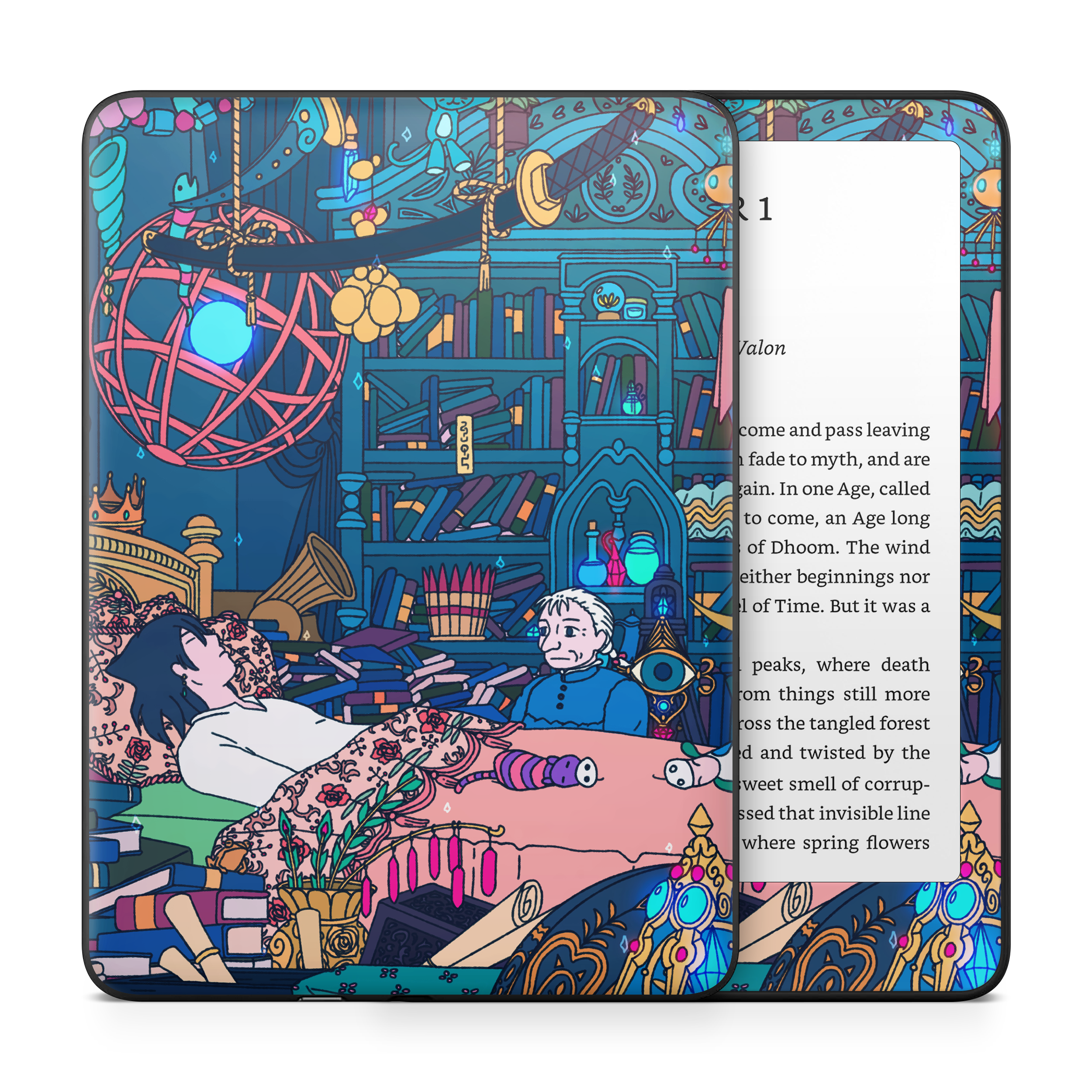 Howl's Room Kindle Skin