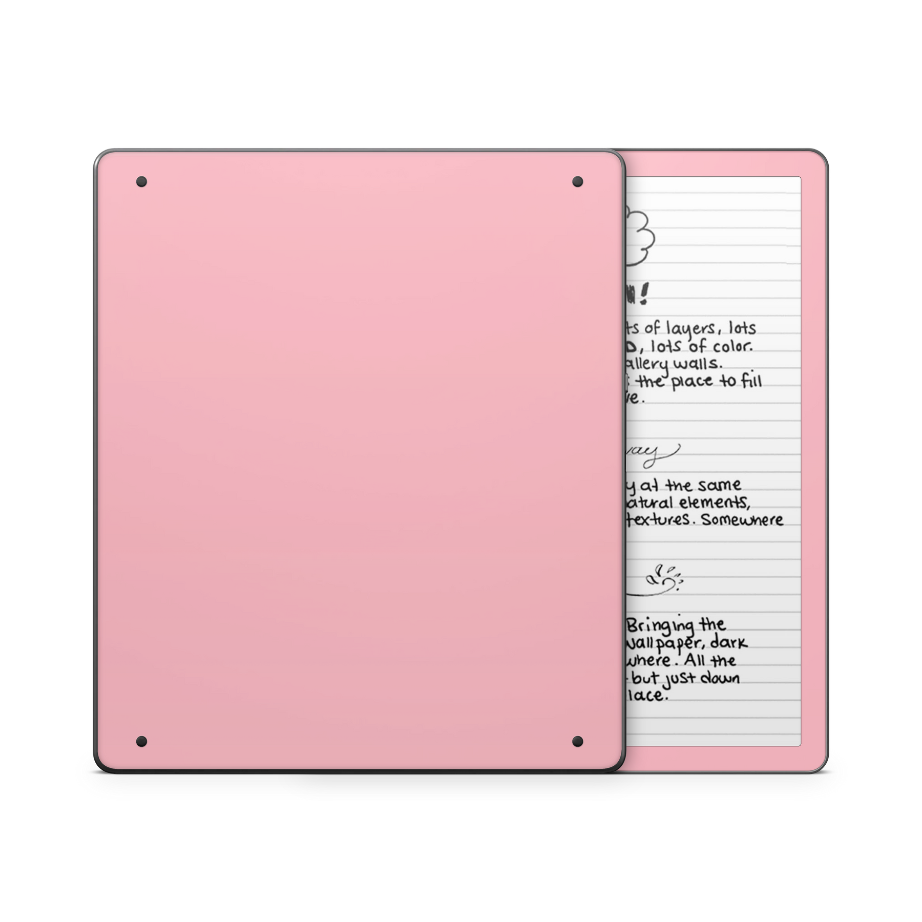 Kindle Scribe 2022  Pastel Pink Skin