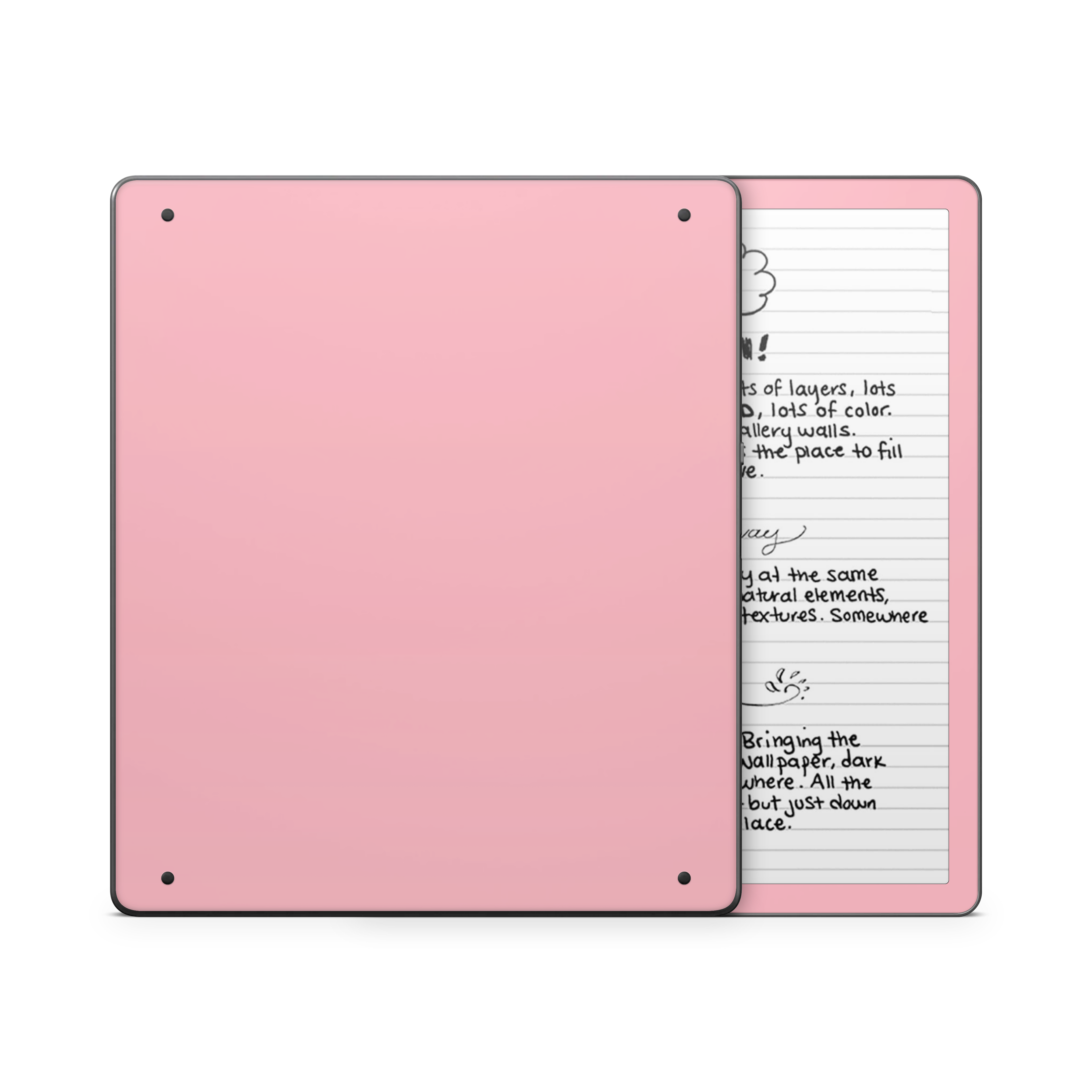 Pastel Pink Kindle eReader Skin
