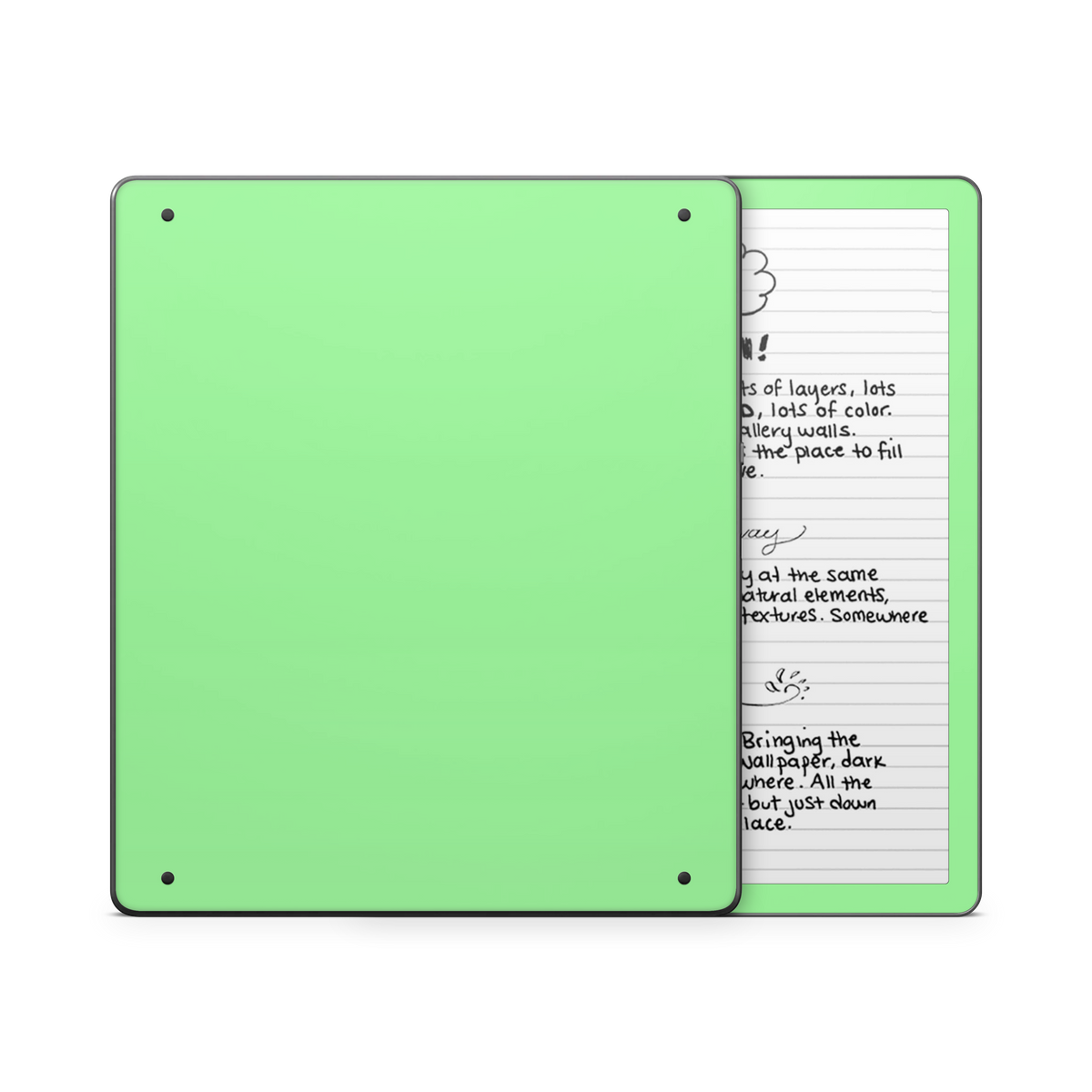 Kindle Scribe 2022  Mint Green Skin