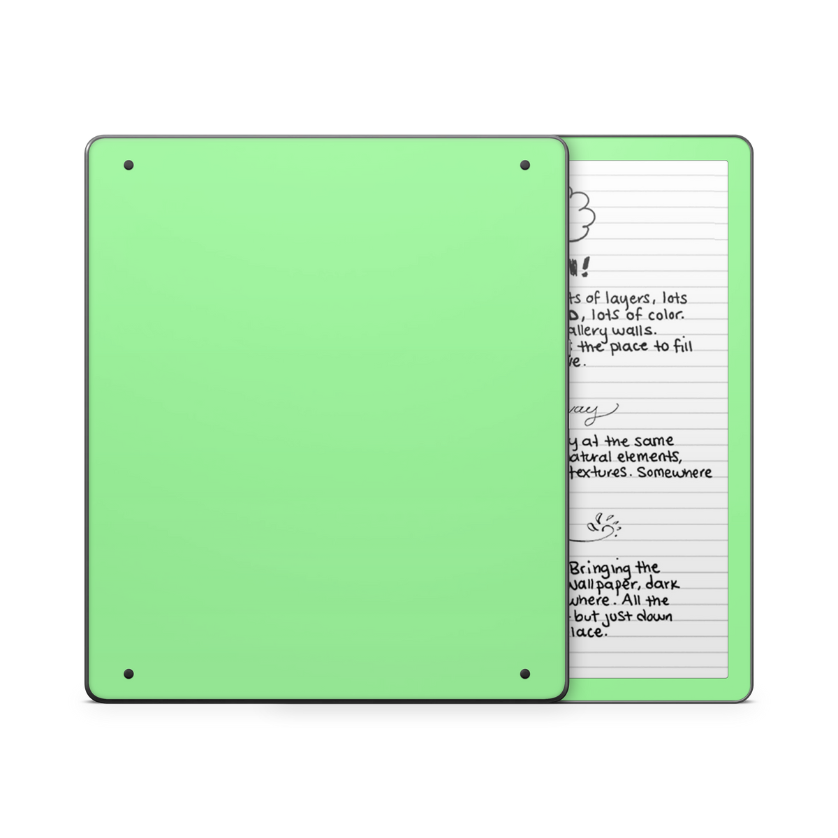 Green Ereader Mint Green Kindle eReader Skin – CUCU Covers