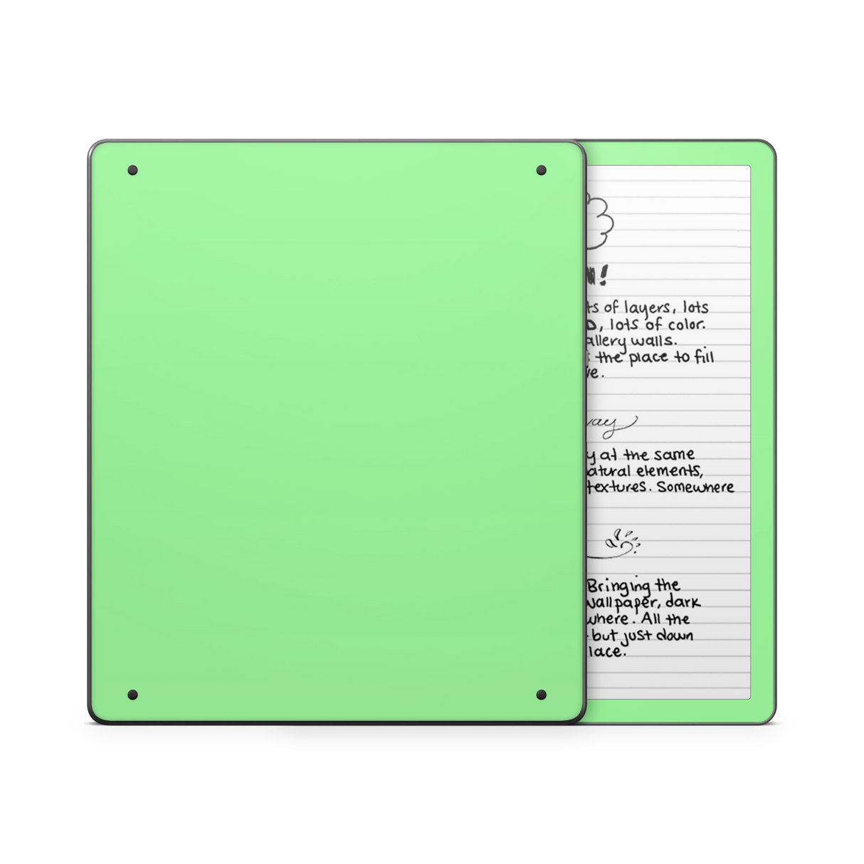 Mint Green Kindle eReader Skin