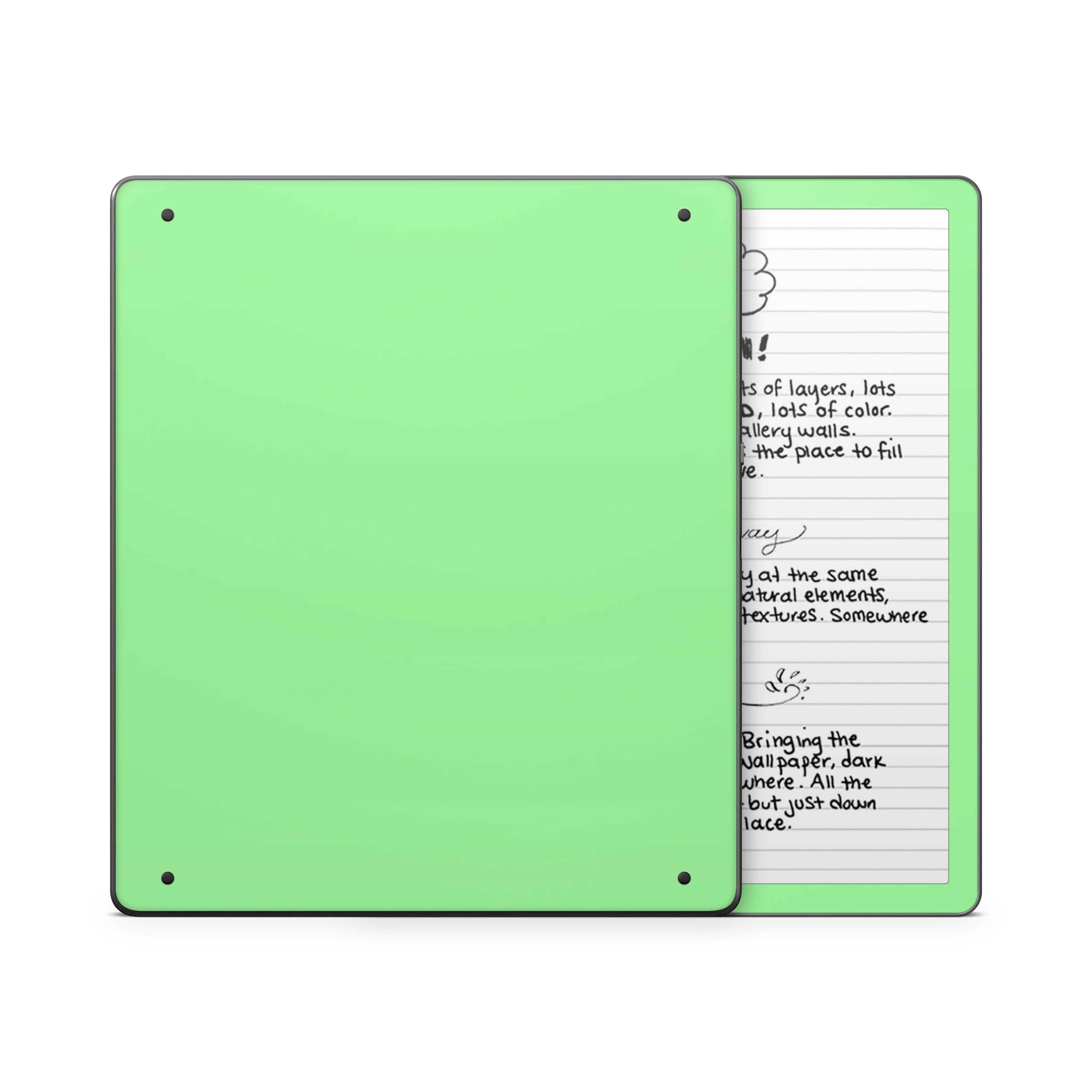 Mint Green Kindle eReader Skin