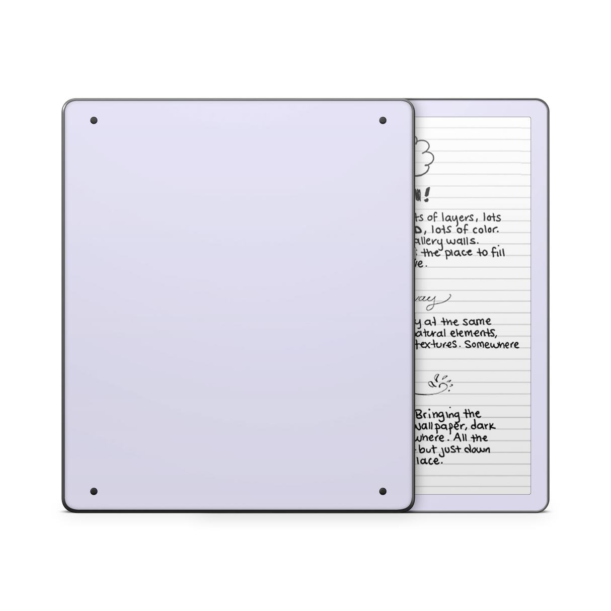 Lavender Kindle eReader Skin