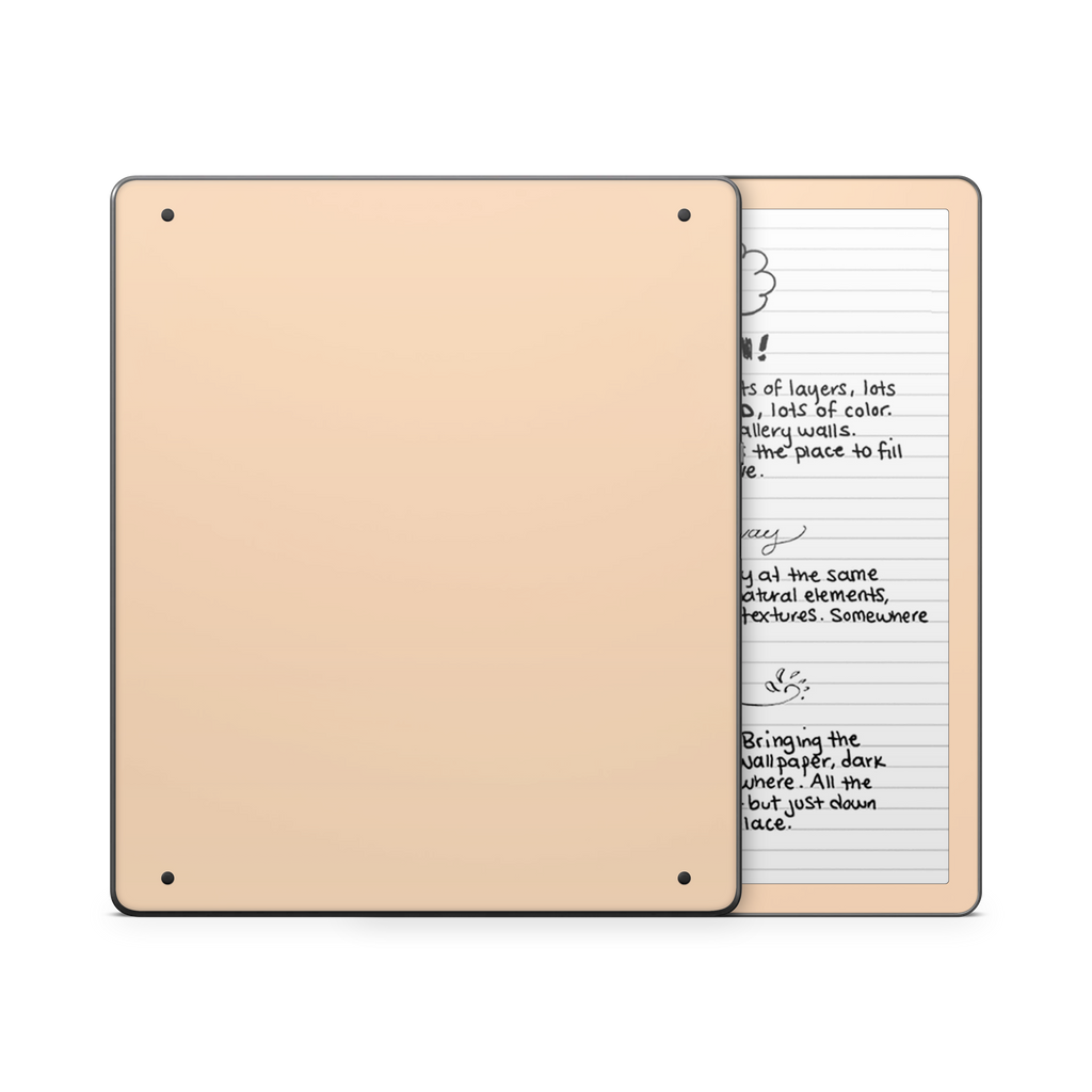 Peach Kindle eReader Skin
