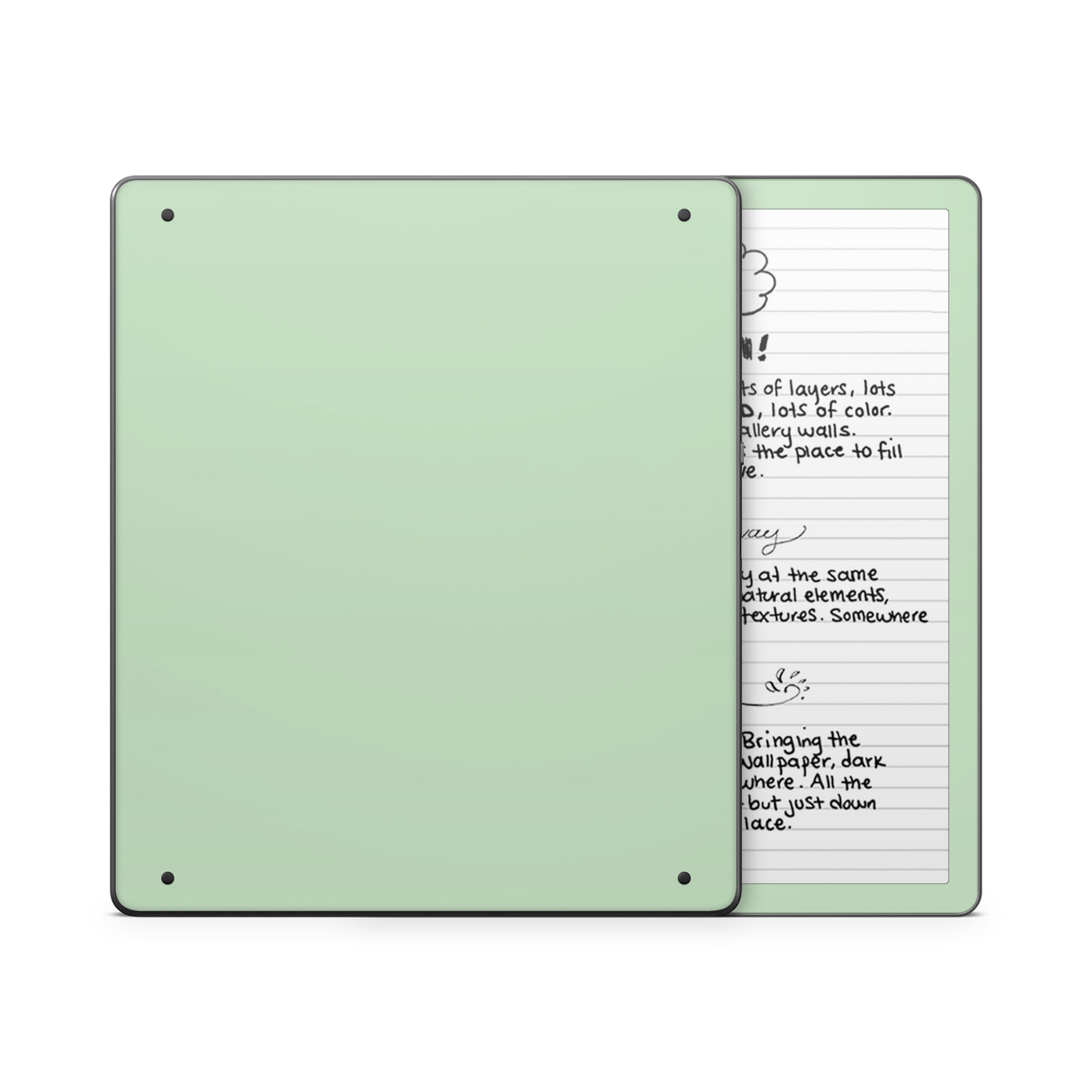 Pale Mint Kindle eReader Skin