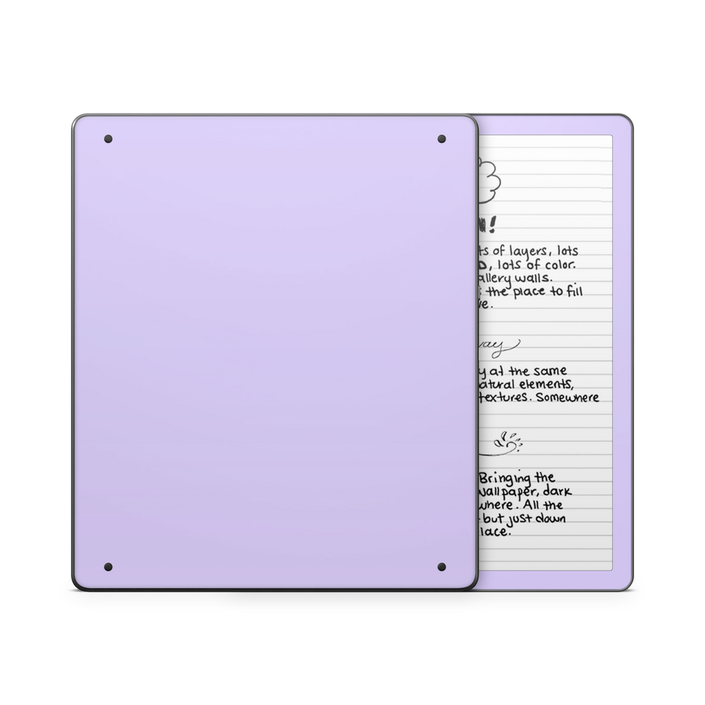Light Lavender Kindle eReader Skin