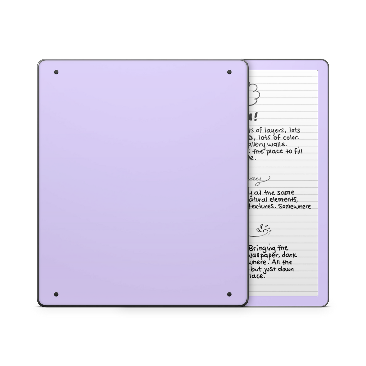 Light Lavender Kindle eReader Skin