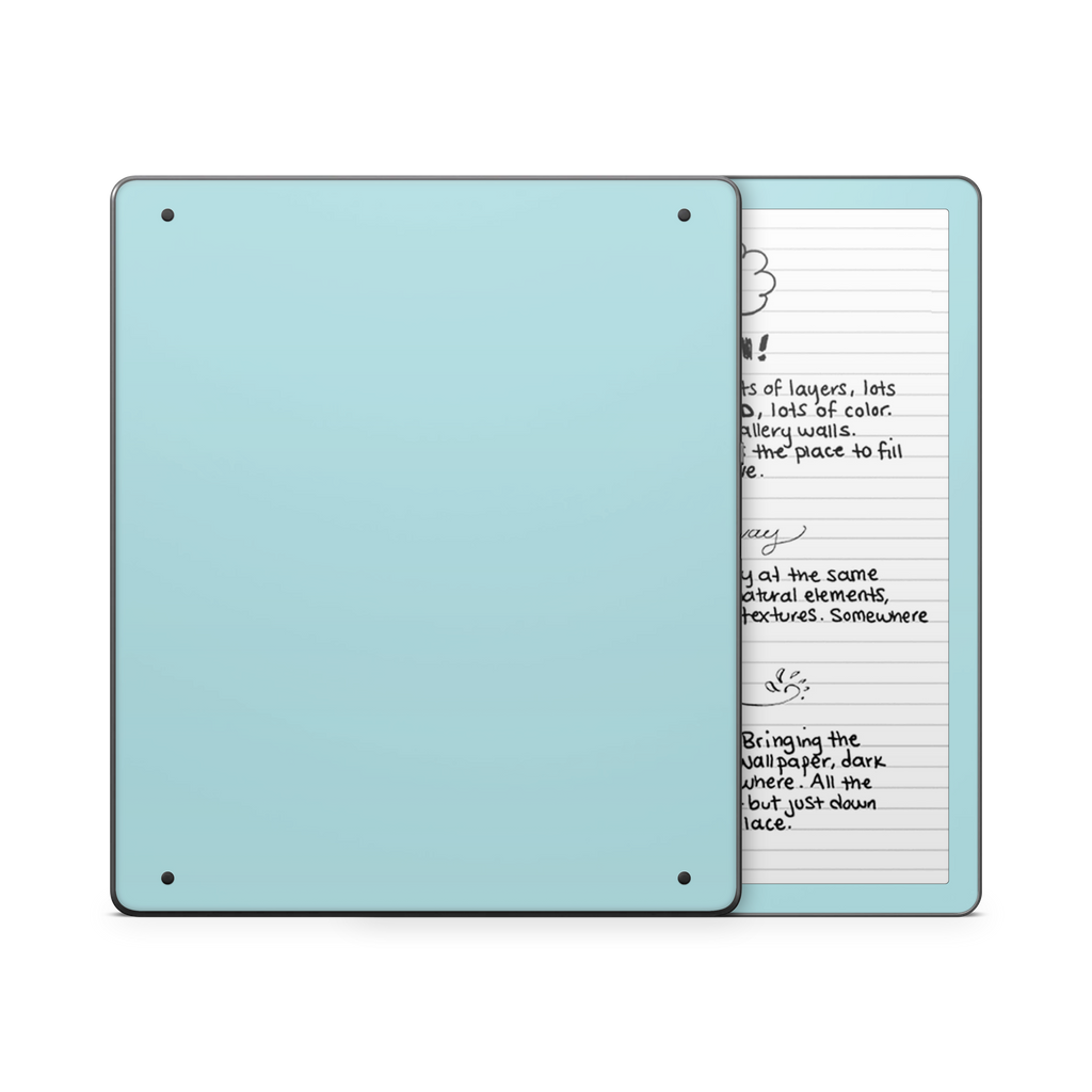 Powder Blue Kindle eReader Skin