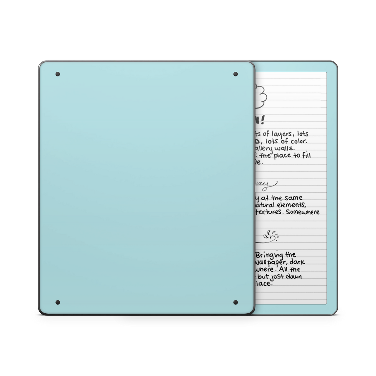 Powder Blue Kindle eReader Skin