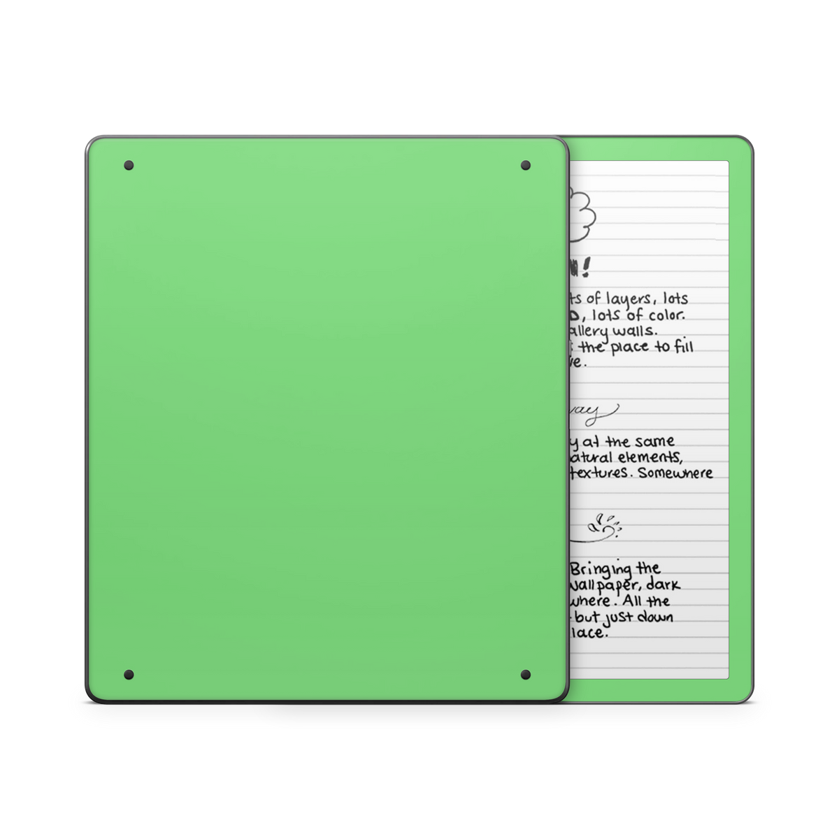 Kindle Scribe 2022  Pastel Green Skin