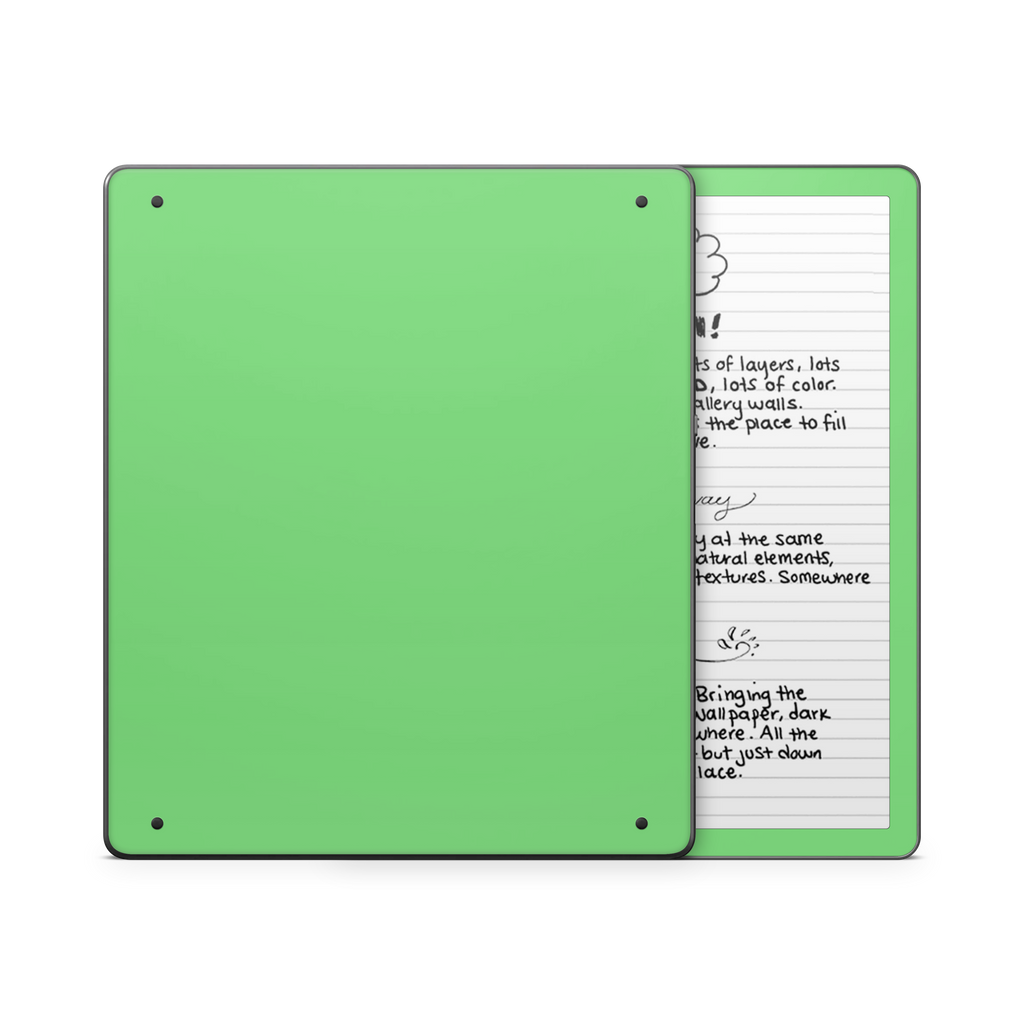 Pastel Green Kindle eReader Skin