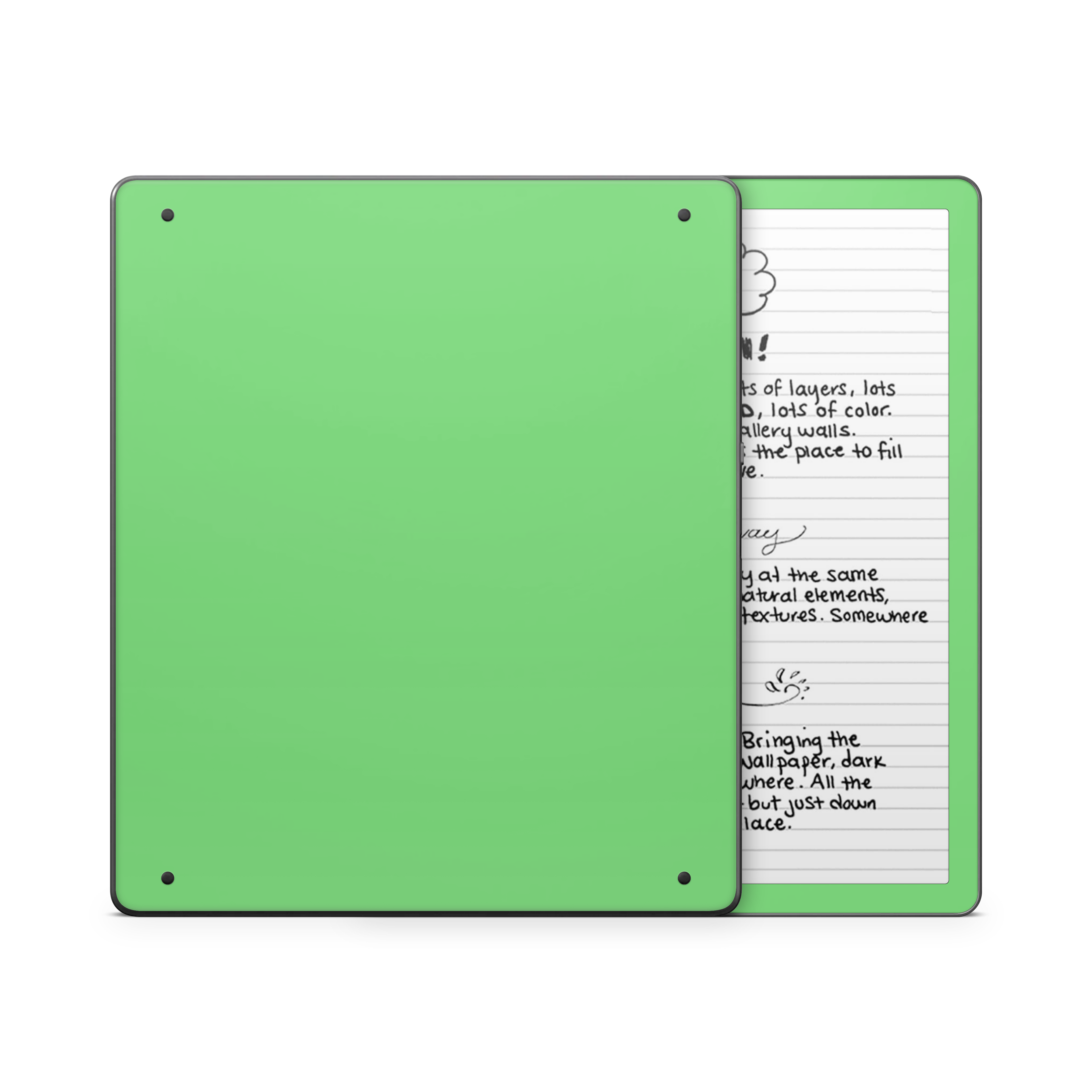 Pastel Green Kindle eReader Skin