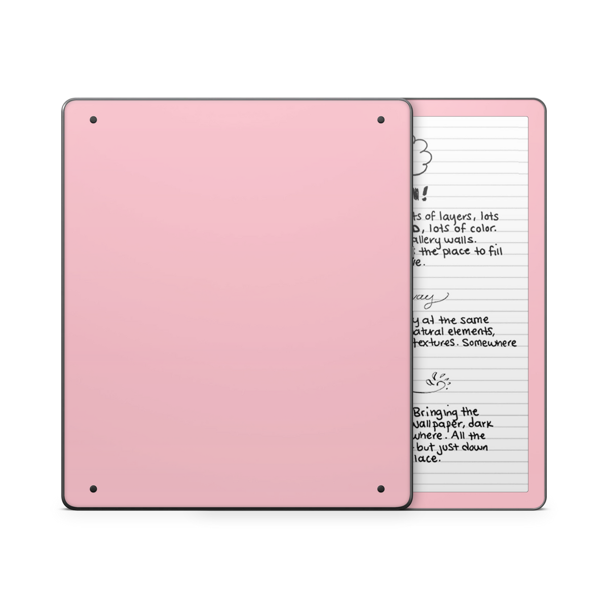 Kindle Scribe 2022  Blush Pink Skin