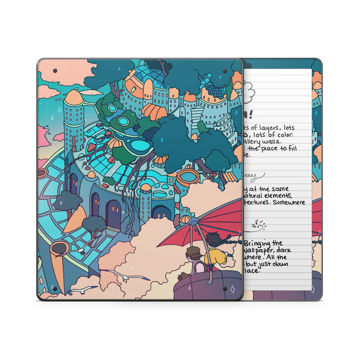 Castle in the Sky Kindle Skin