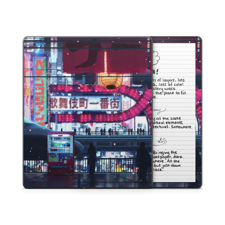 Cyberpunk Streets Kindle Skin