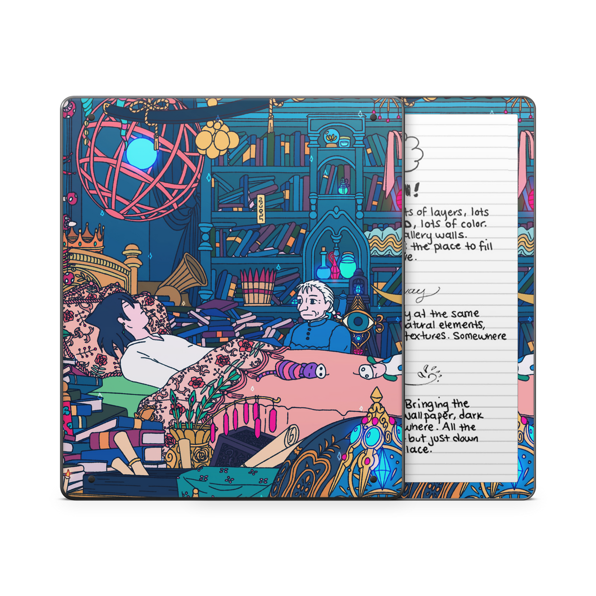 Howl's Room Kindle Skin