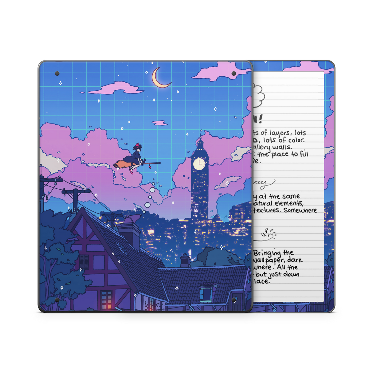 Night Flight Kindle Skin