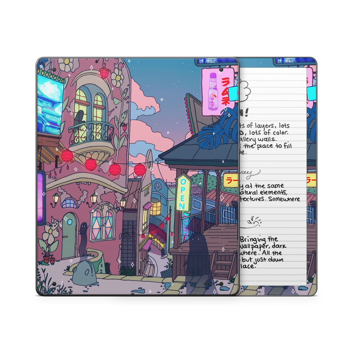 Away & Chill Kindle Skin