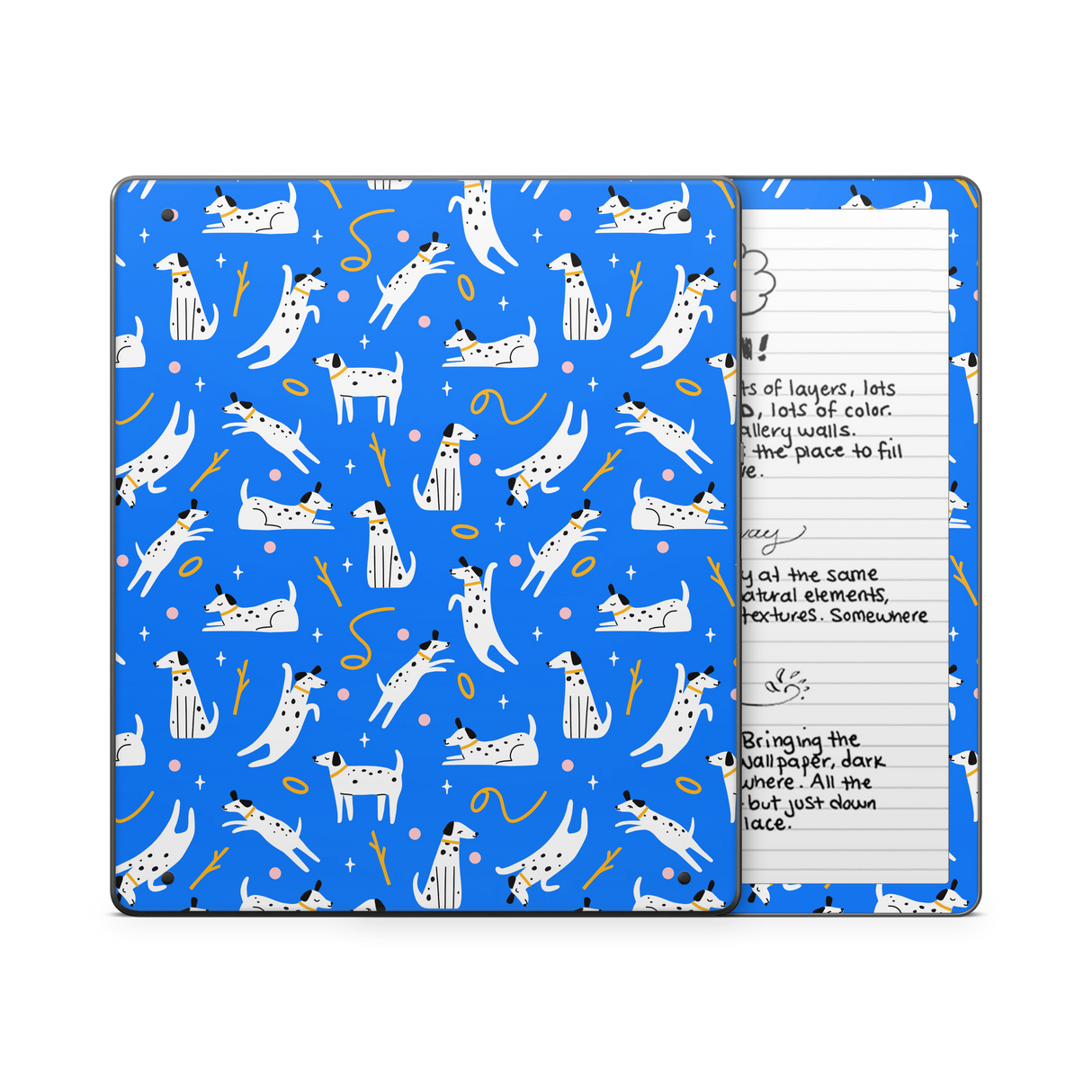 Cobalt Dog Kindle Skin