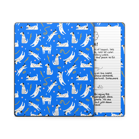 Cobalt Dog Kindle Skin