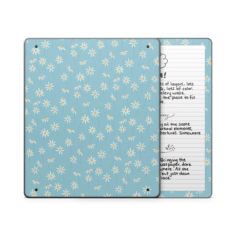 Daisy Blue Kindle Skin