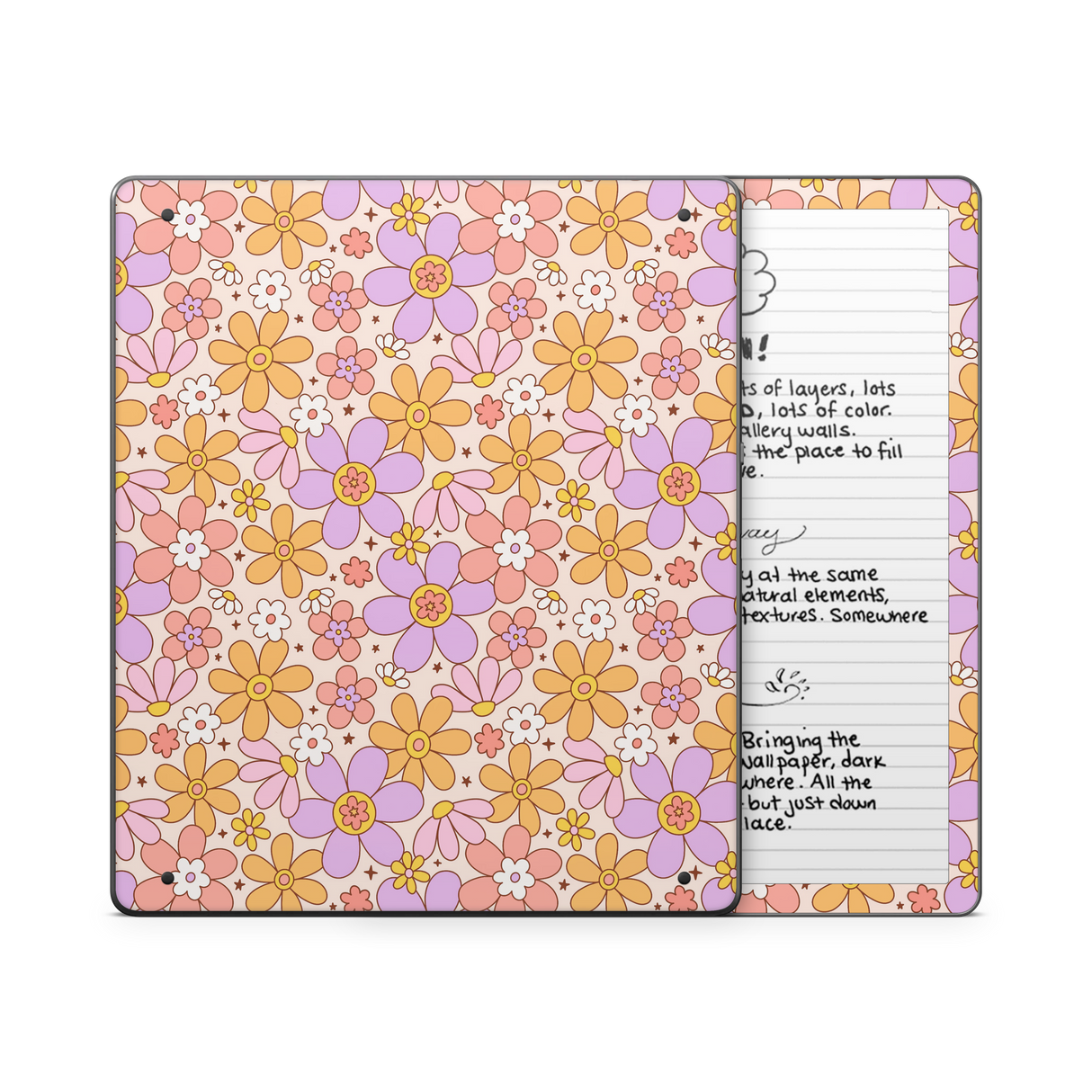 Groovy floral Kindle Skin