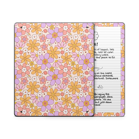 Groovy floral Kindle Skin