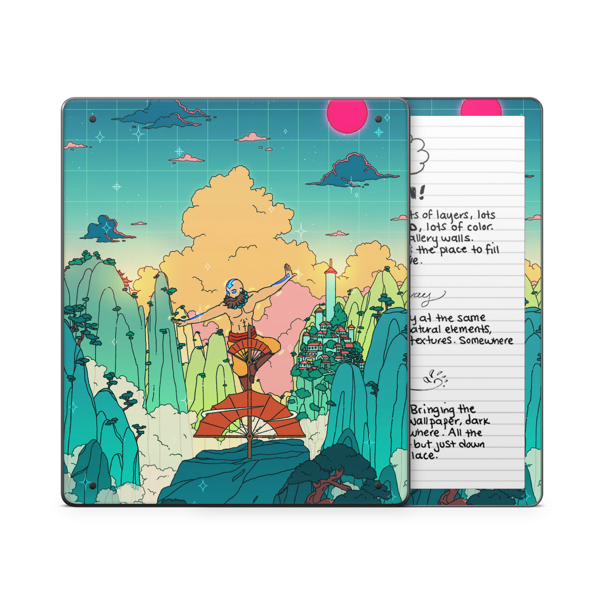 Aang Atla Kindle Skin