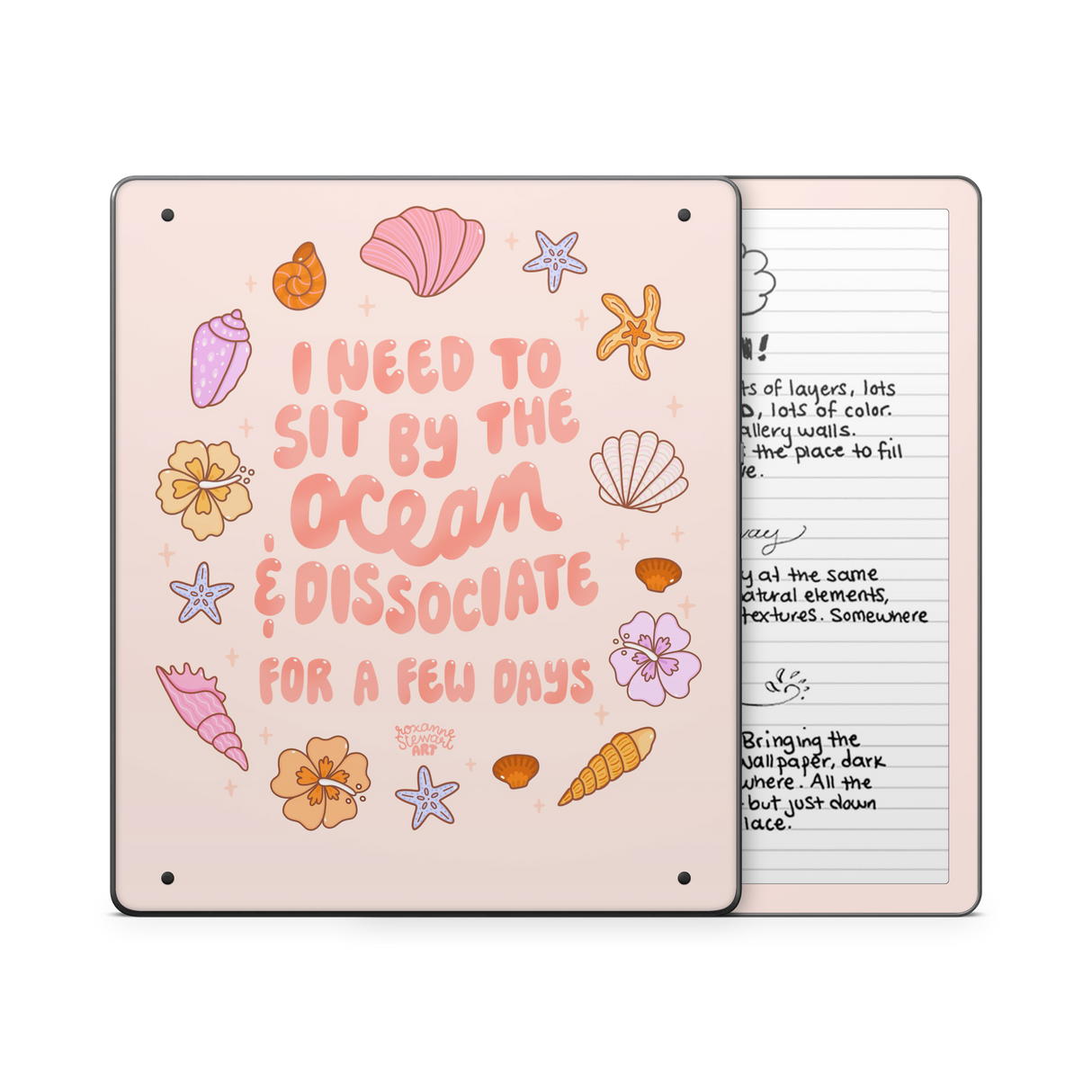 By The Ocean Kindle Skin