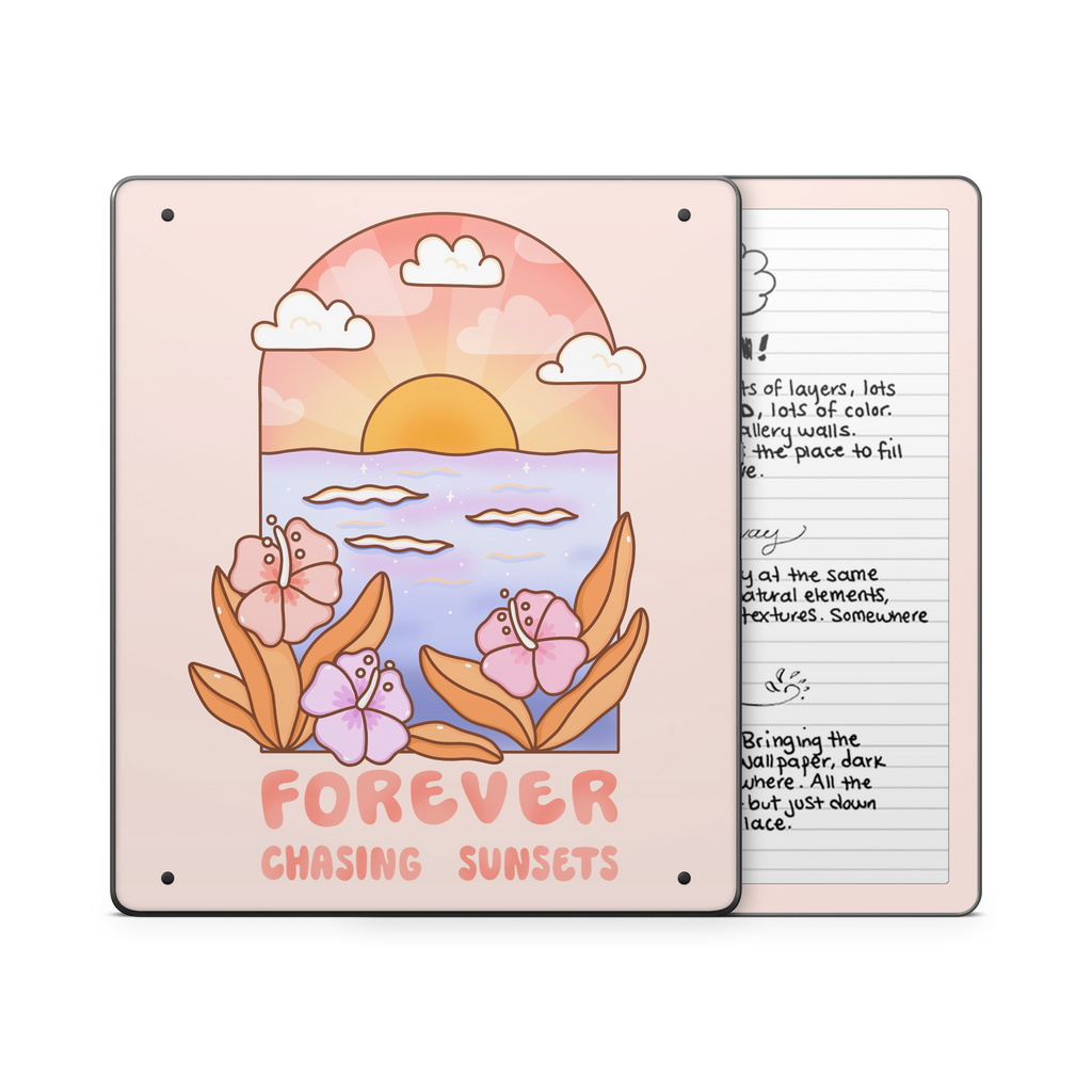 Chasing Sunsets Kindle Skin