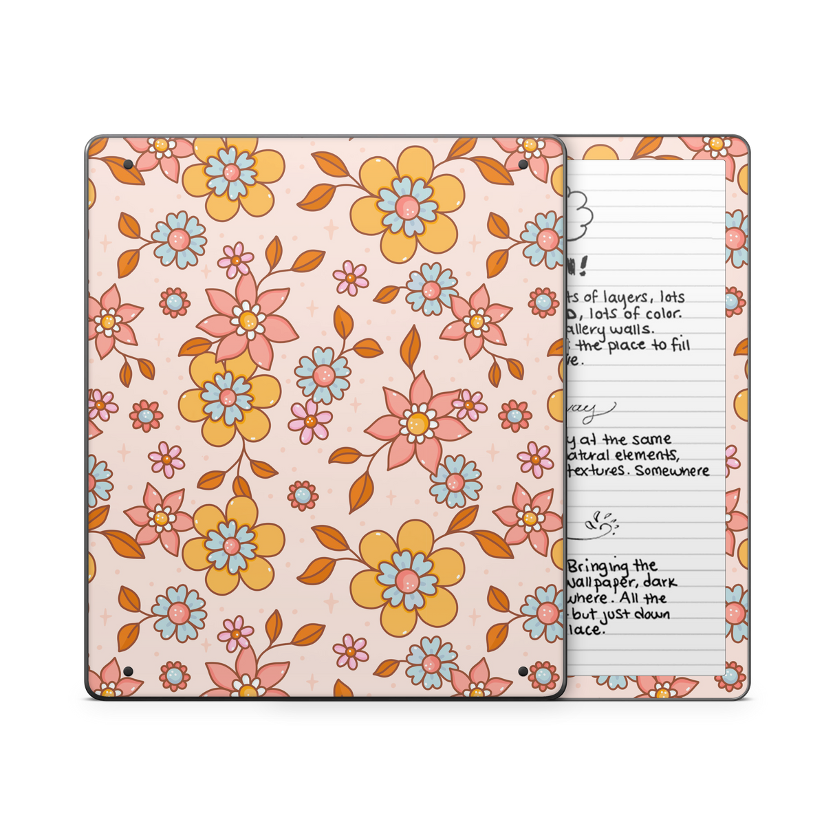 Fall Floral Kindle Skin