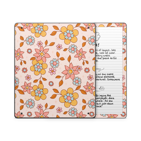 Fall Floral Kindle Skin