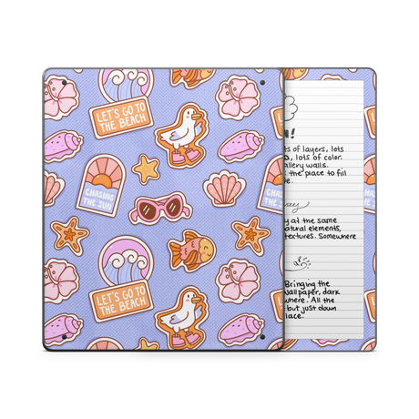 Patches Blue Kindle Skin