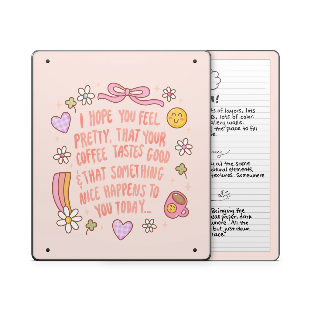 Something Nice Kindle Skin