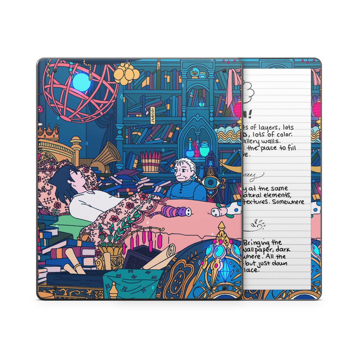 Howl's Room Kindle Skin