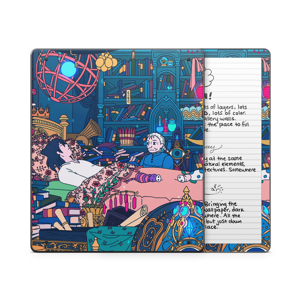 Howl's Room Kindle Skin