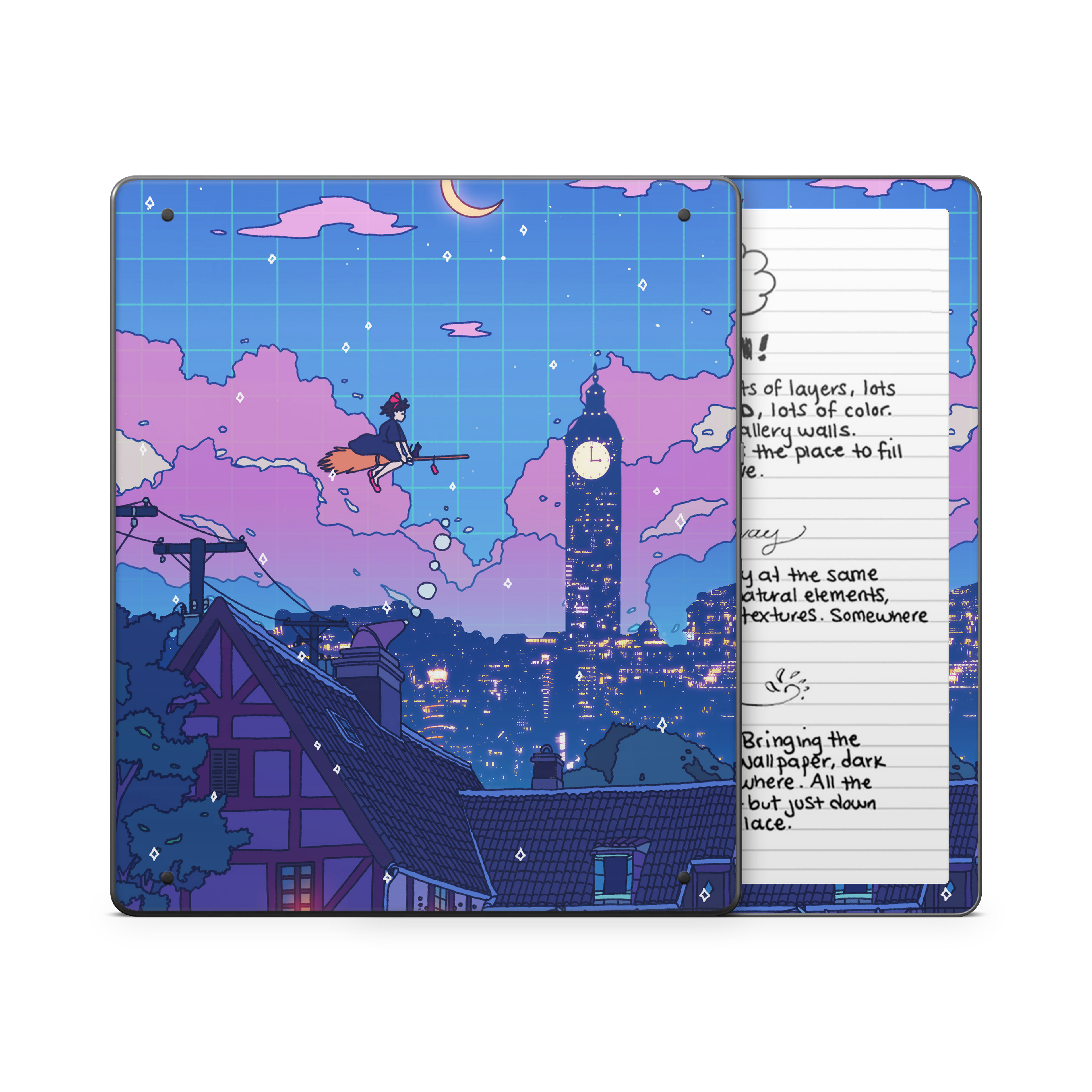 Night Flight Kindle Skin