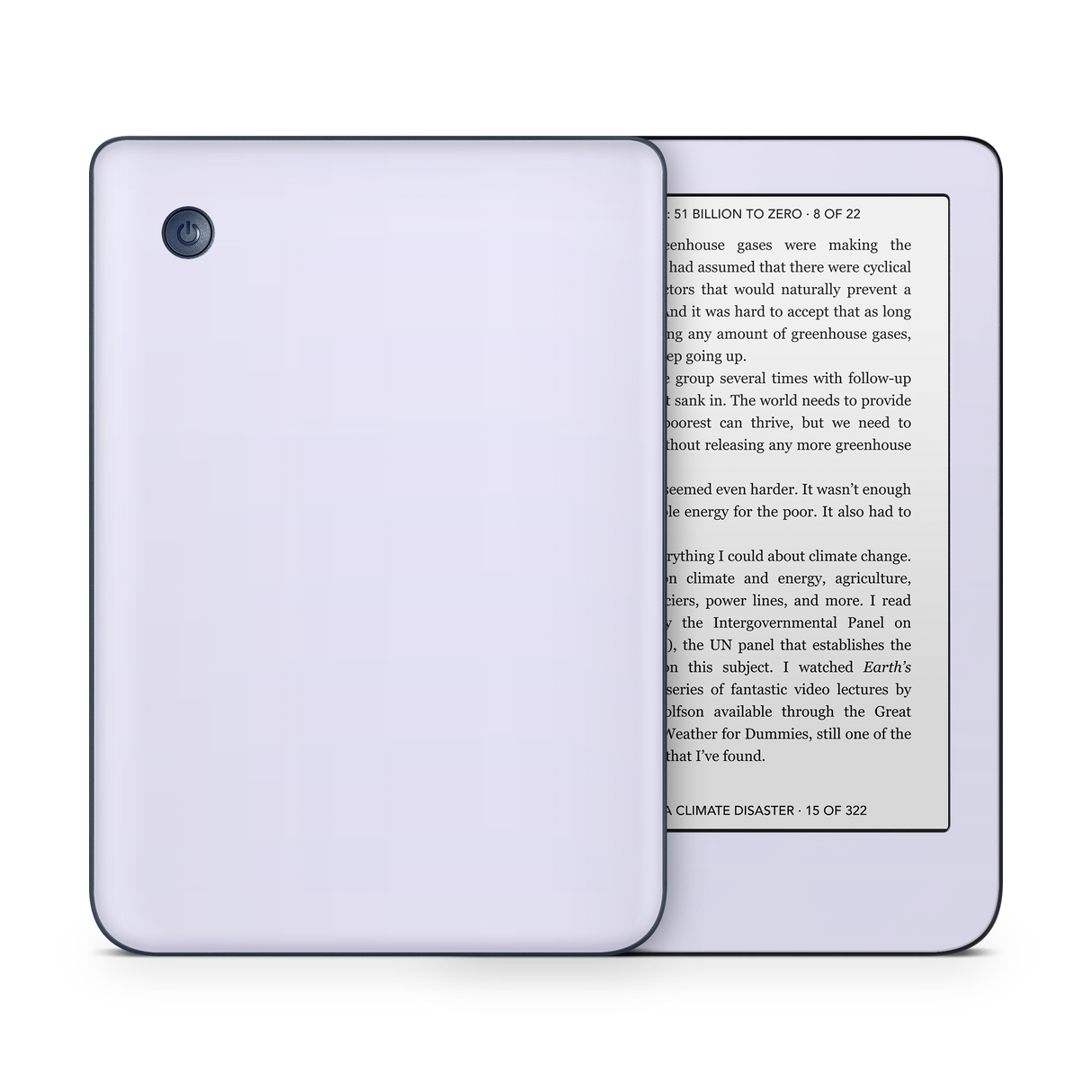 Lavender Kobo eReader Skin