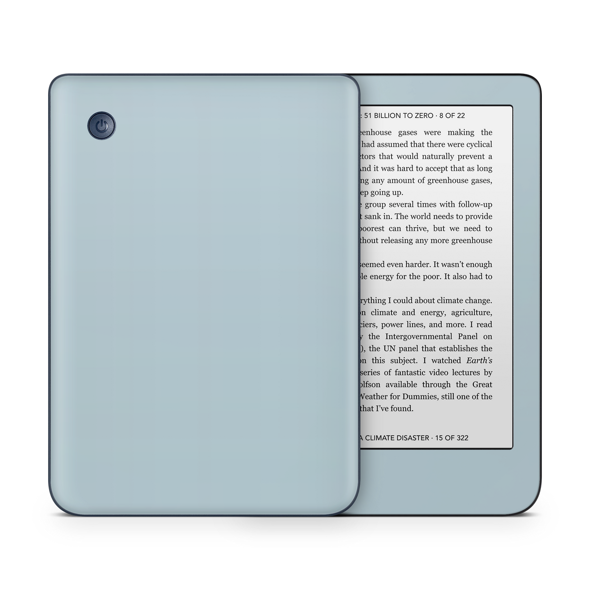 Baby Blue Kobo eReader Skin